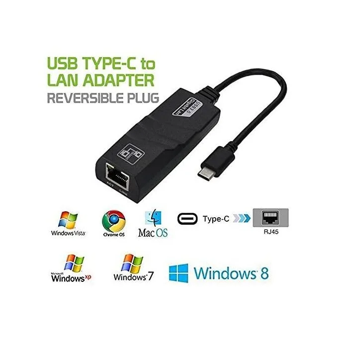 Type-C to Gigabit Ethernet Network Adapter