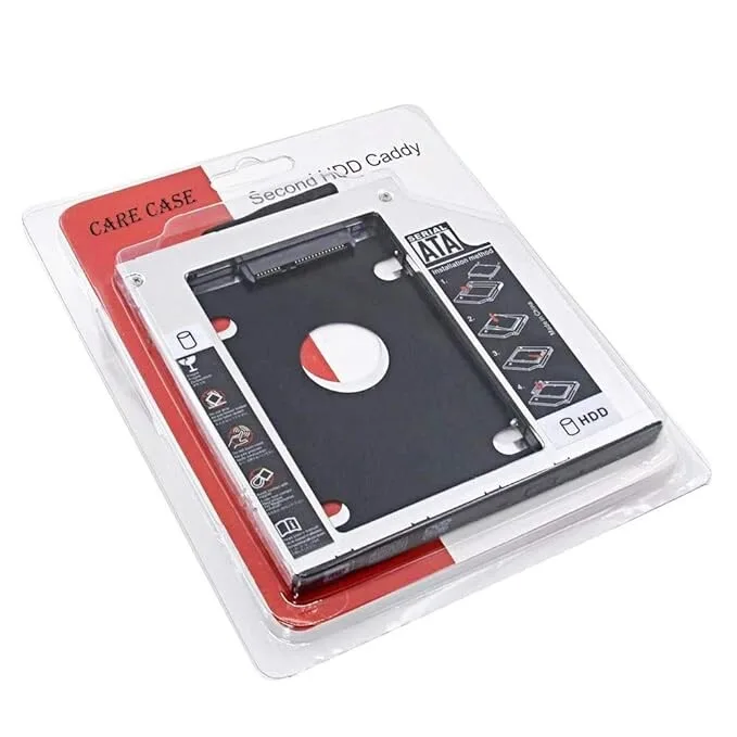 Universal 2nd HDD Caddy - 9.5mm SATA III view 1