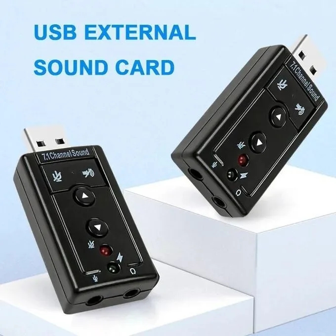 USB Sound Card Adapter - 7.1 Channel 3D, External view 1