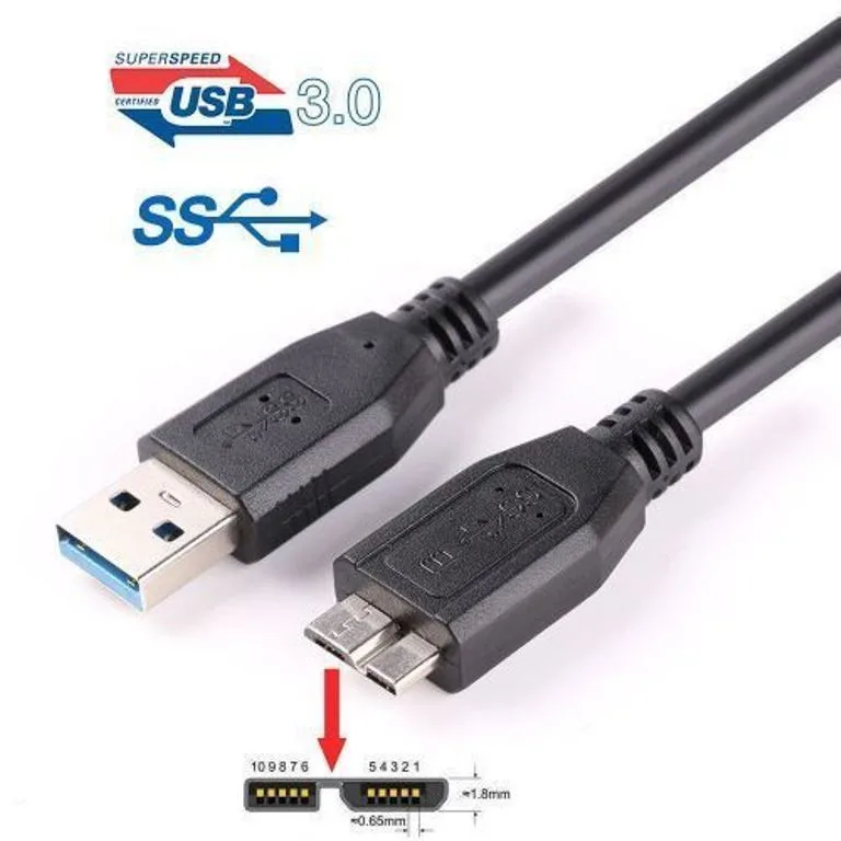 USB 3.0 External Hard Disk Cable - for 1TB Drives view 1