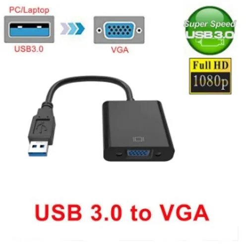 USB 3.0 to VGA Female Adapter Converter view 2