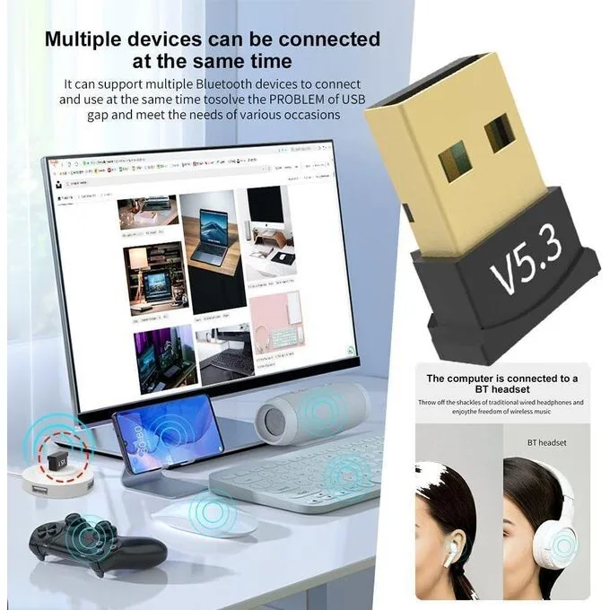 USB Bluetooth Dongle - v5.3 view 1