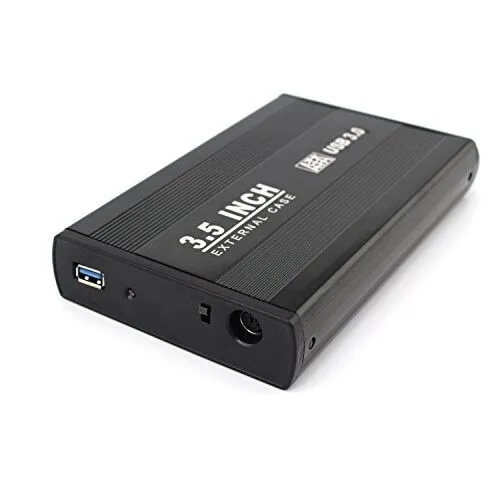 3.5" SATA Hard Disk Drive Enclosure Case - USB, up to 20TB Supported