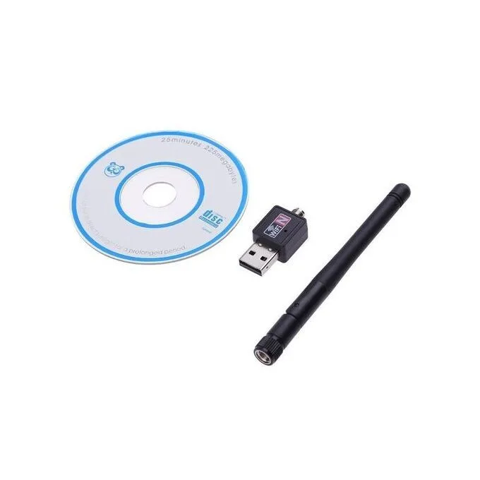 USB Wireless WiFi 802.11n - 600Mbps, with Antenna view 1