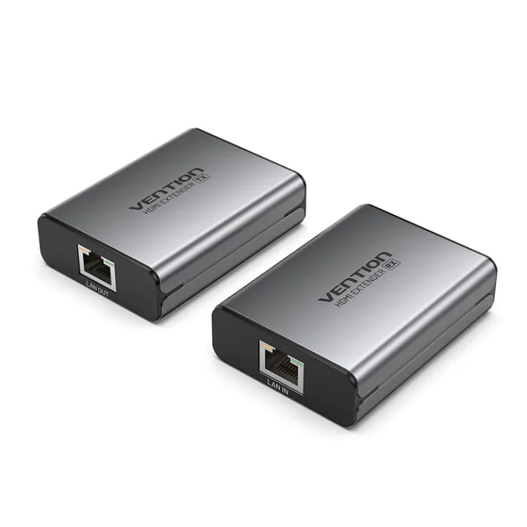 Vention HDMI Network Cable Extender - 50M, Grey Aluminium Alloy