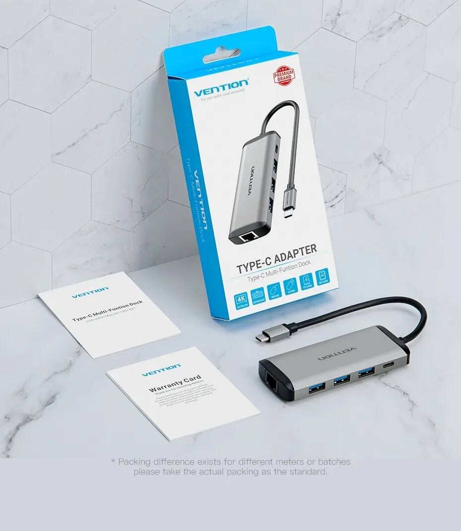 Vention CNDHB Type-C 8-in-1 Docking Station