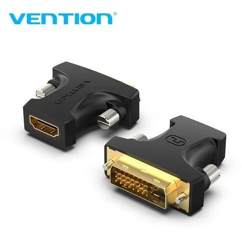 Vention HDMI Female to DVI (24+1) Male Adapter - Black view 1