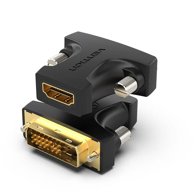 Vention HDMI Female to DVI (24+1) Male Adapter - Black view 2