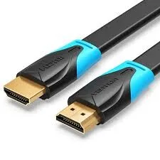 Vention Flat HDMI Cable - 1.5M, Black view 1
