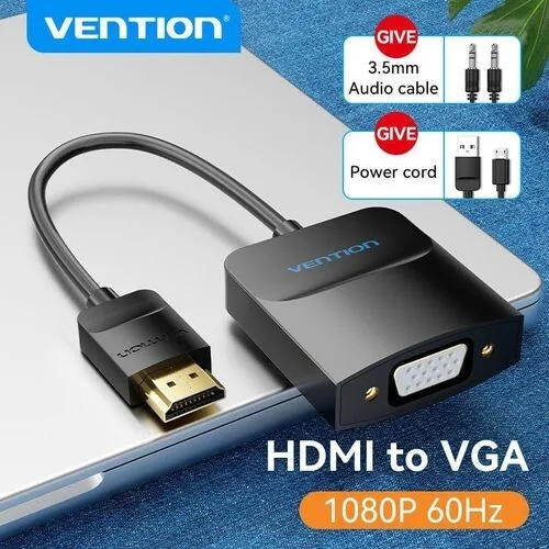 Vention HDMI to VGA Converter - 0.15M, Black view 1