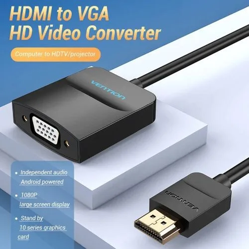 Vention HDMI to VGA Converter - 0.15M, Black view 2
