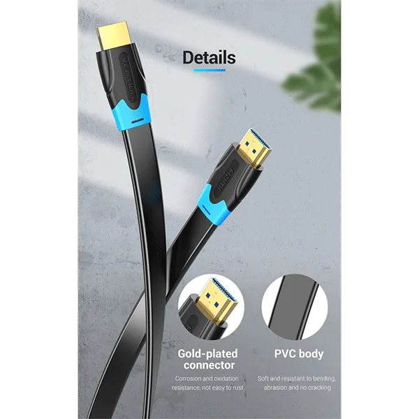 Vention HDMI Cable - 2M, Black view 1