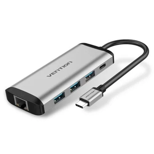 Vention TGPBB USB-C 5-in-1 Hub/Docking Station view 1