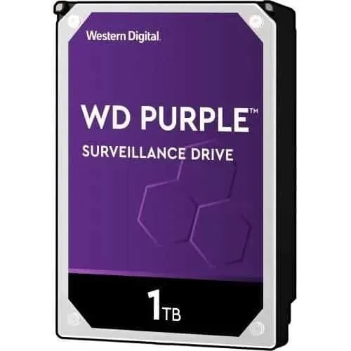 WD Purple 1TB Surveillance Hard Drive view 1